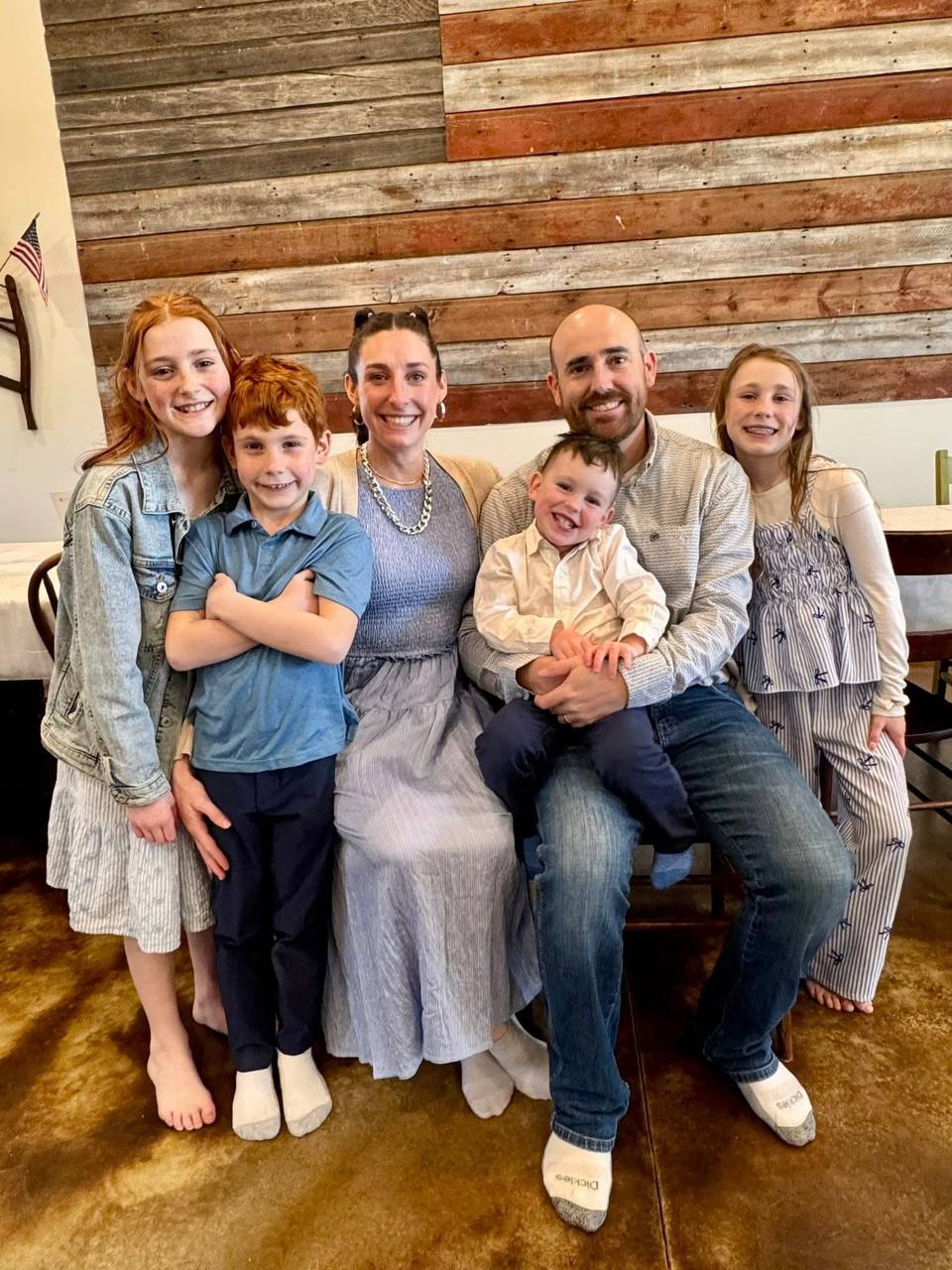 Angela and her family